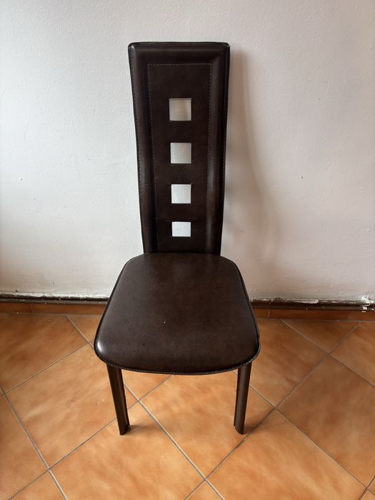 Scaune de piele set 6 Buc