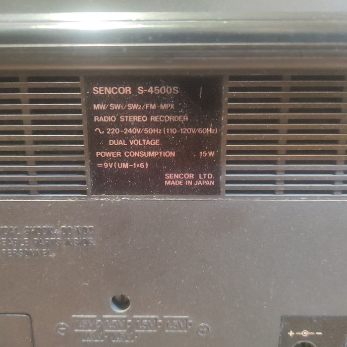 Radiocasetofon stereo