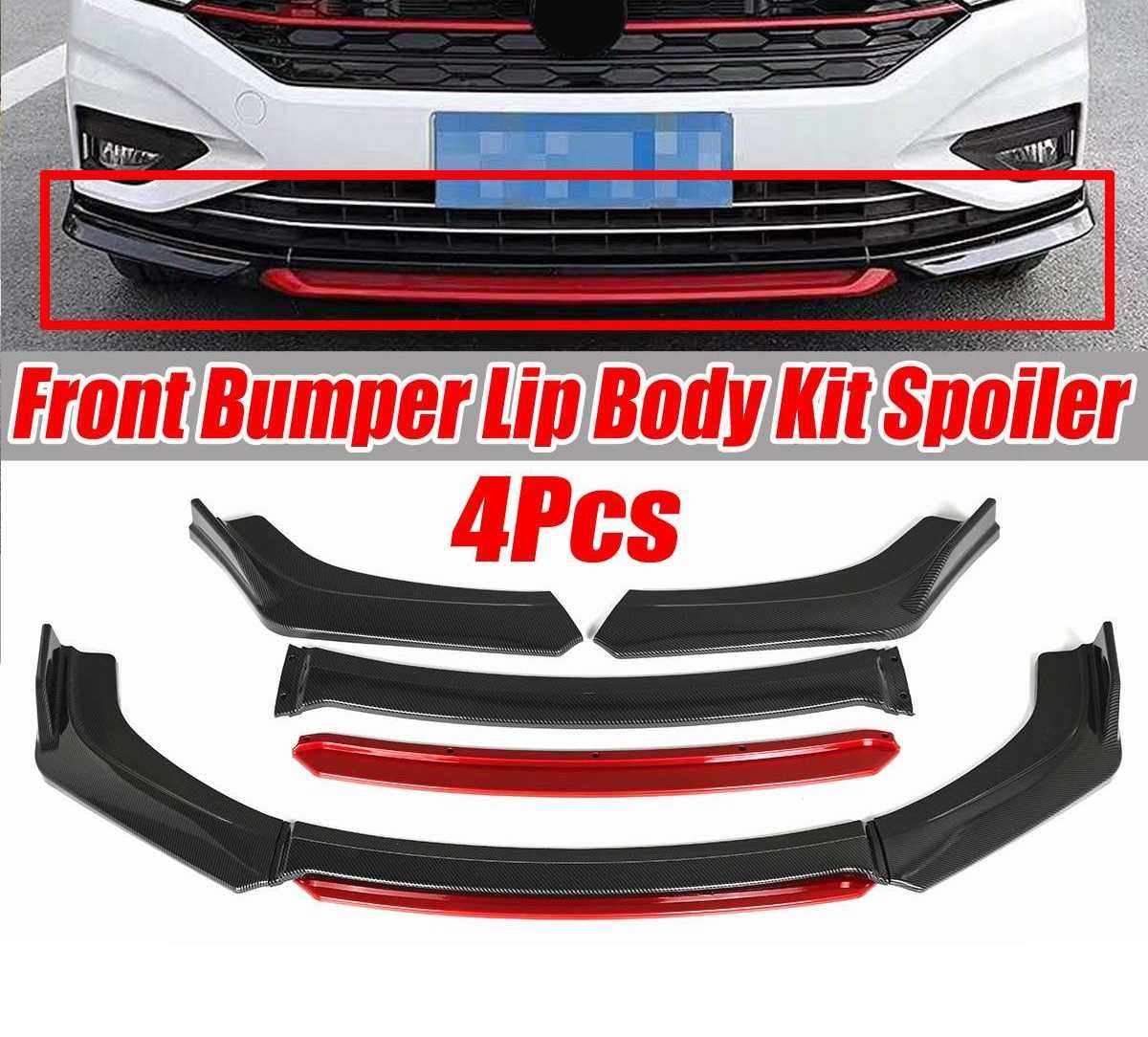 Универсален преден спойлер тип "Bumper Lip" – ABS, 3 цвята