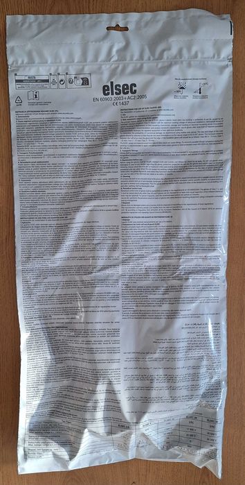 Manusi electroizolante ELSEC-2.5 Clasa 00, 2.5kV - marimea 10