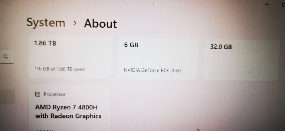 !!! Laptop gaming Lenovo Legion 5, RTX 6GB video, 32GB Ram/2TB SSD,