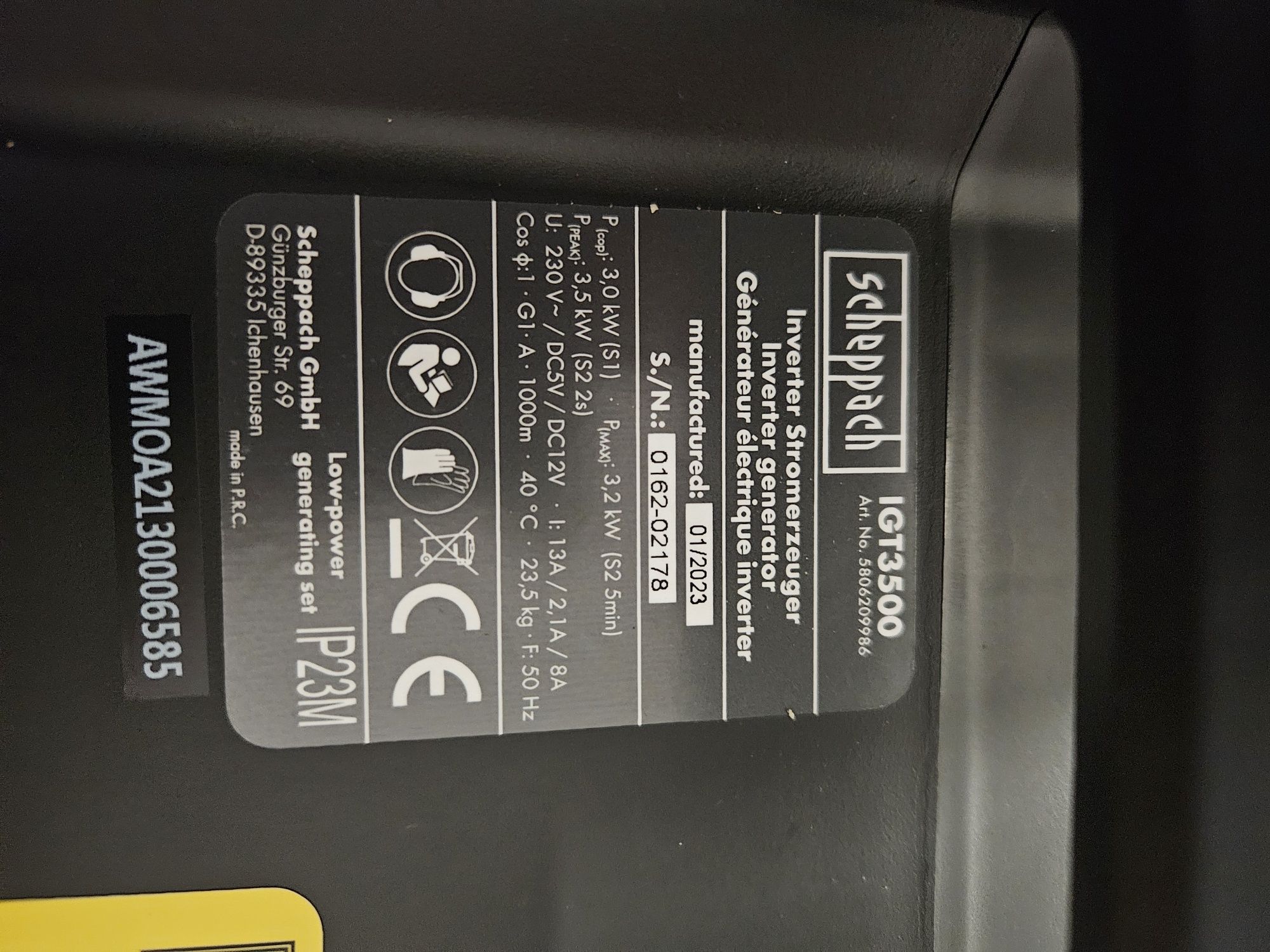 Инверторен генератор за ток 3. 5 kw