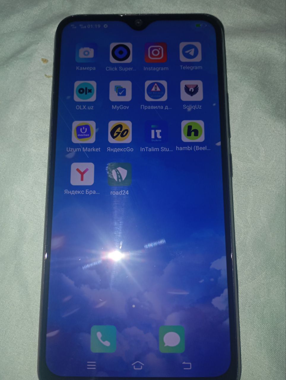 Vivo Y12  holati edeal aybi yuq usta kurmagan