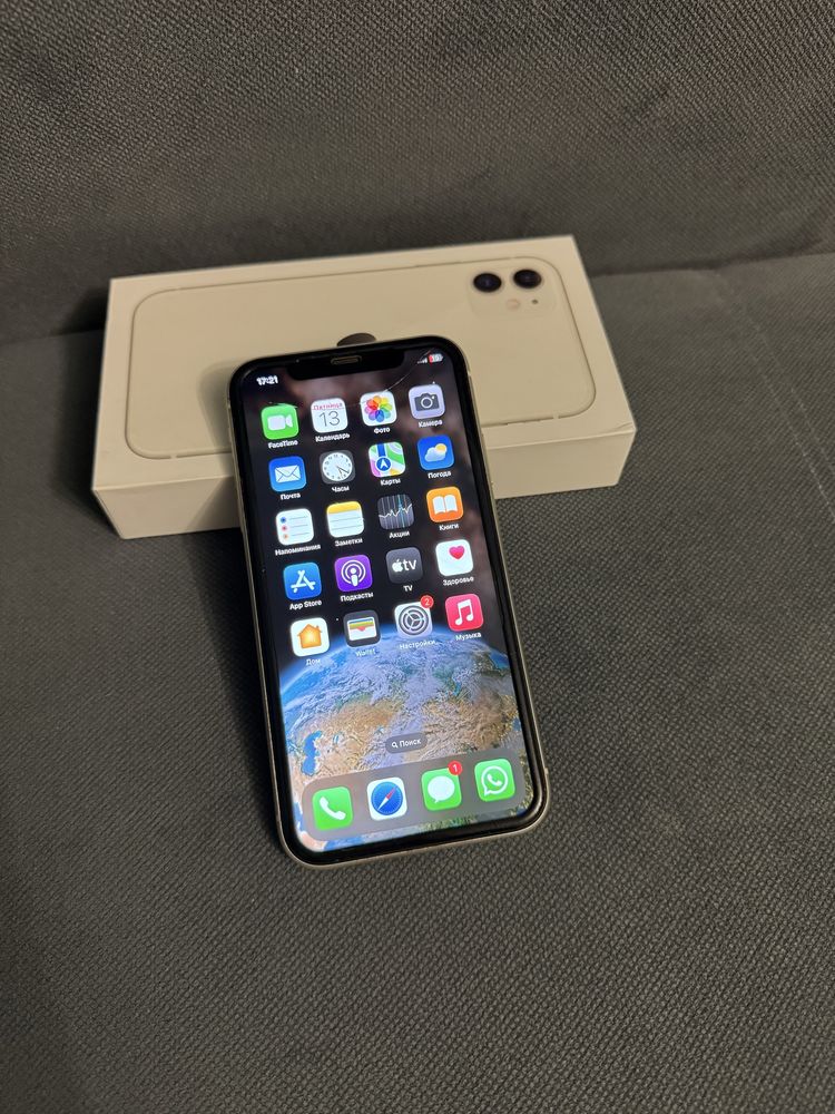 Iphone 11 128gb в отличном состоянии, комплектный