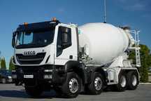 Iveco 400 SL X-WAY STRALIS / 8X4 / BETONIERĂ / IMER / ANVELOPE 100% / JANTE DIN ALIAJ /