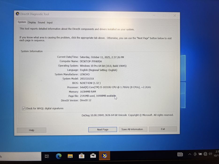 lenovo thinkpad i5-10310u 16gb ram 512gb ssd full hd