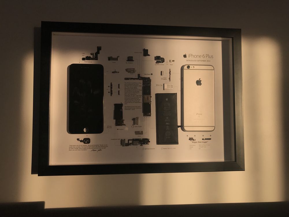 Продам стильную рамку с Iphone 6Plus