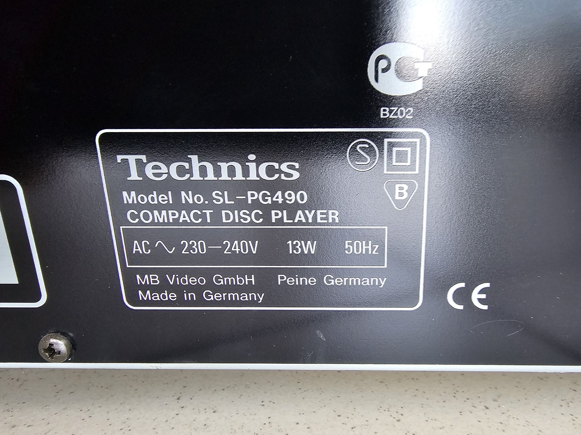 CD Technics PG490