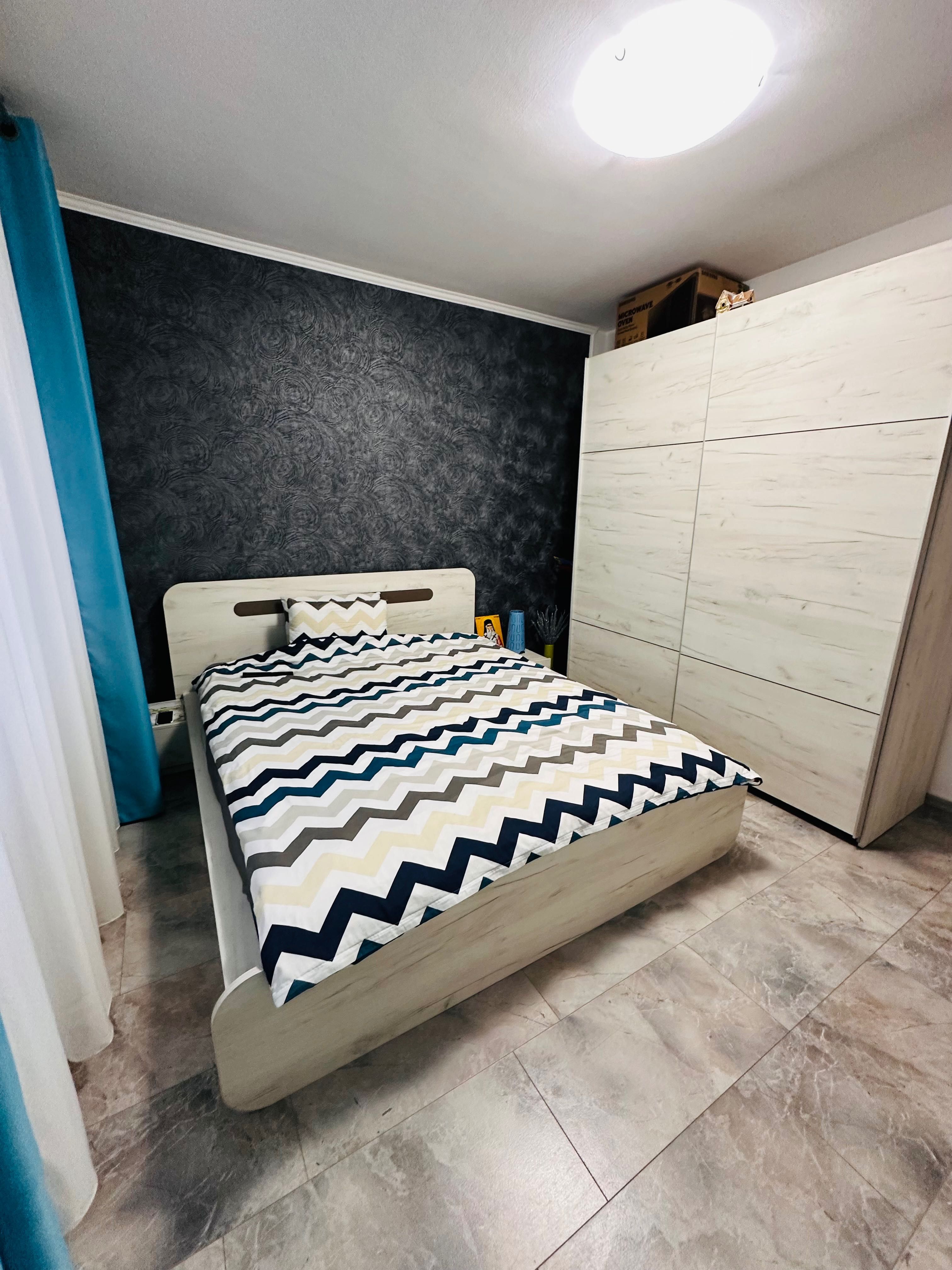 2 camere decomandate, finisat mobilat si utilat