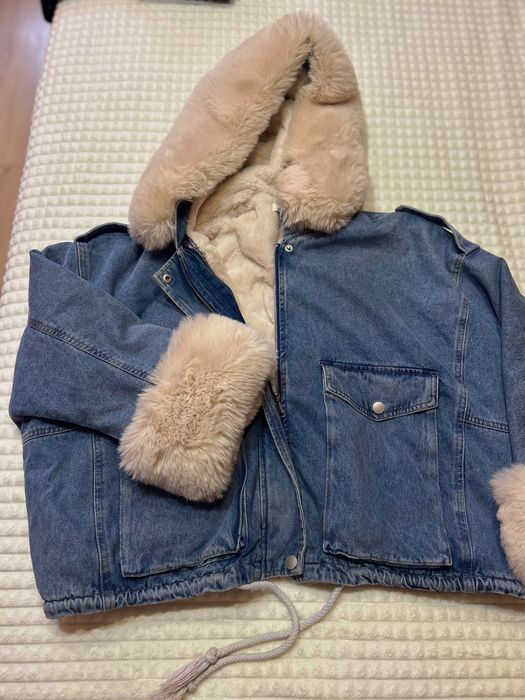 Дънково яке с пух