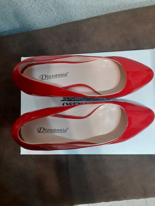 Туфли красные, 38 размер