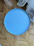 Masa cafea metalica bleu ikea
