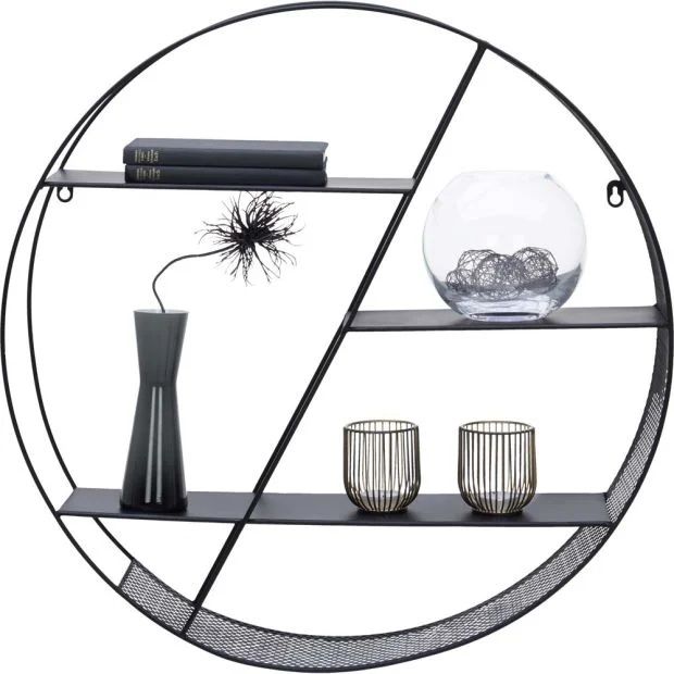 60см Голяма кръгла метална етажерка