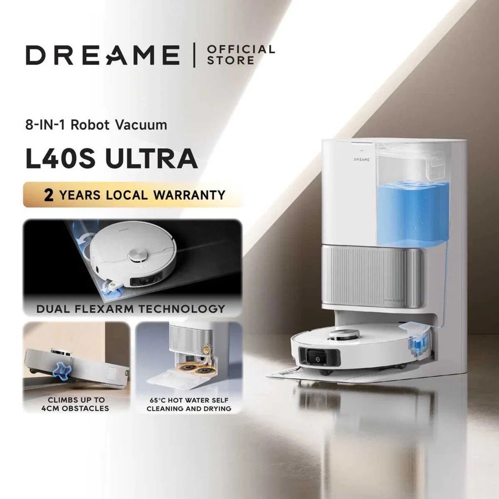 Робот-пылесос моющий Dreame Bot L40s Pro Ultra