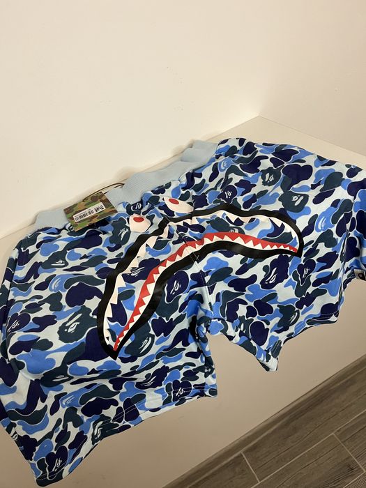 Bape Blue Camo Shorts