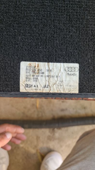 Covorașe dedicate audi b8/audi a5