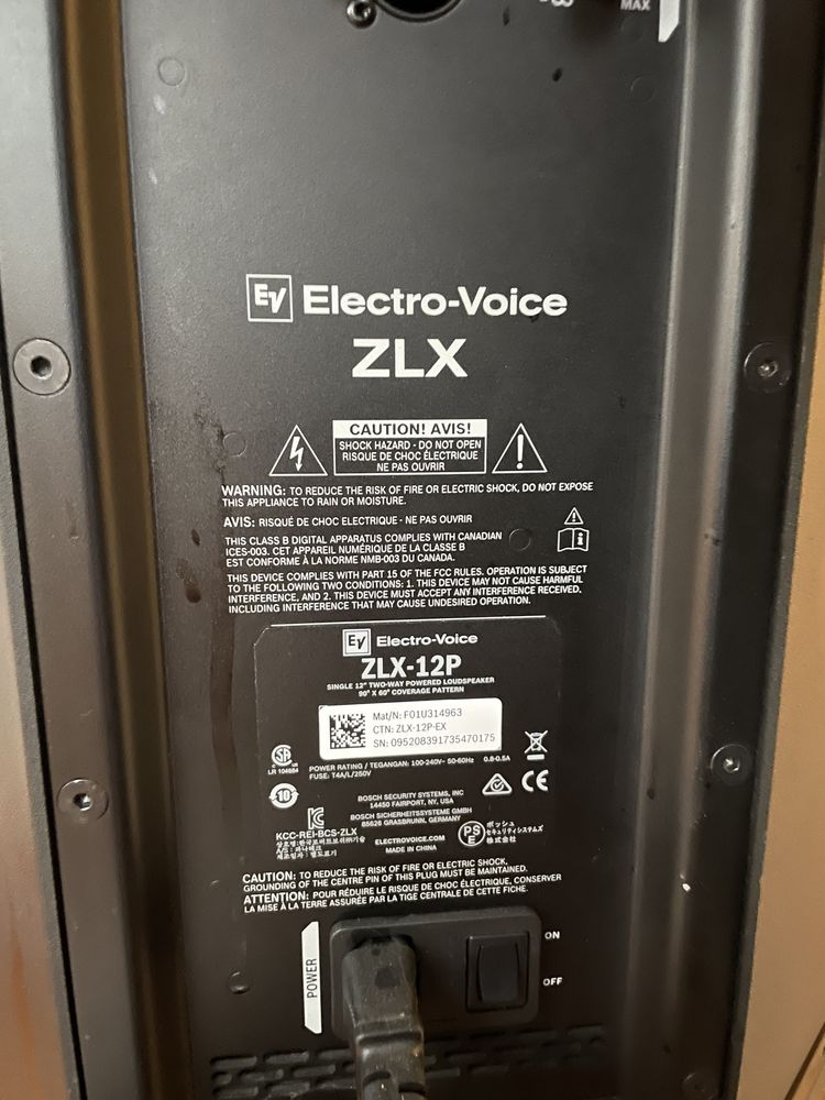 Electro voice ZLX 12P