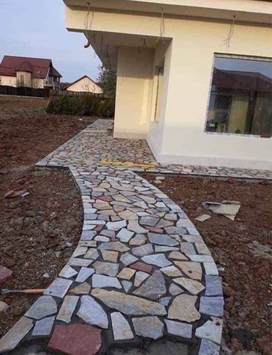 Piatra naturala de munte oriunde in tara + montat profesional