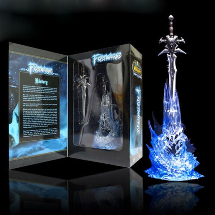 Статуетка LED лампа Меч World of Warcraft Lich King Sad Sword Arthas А