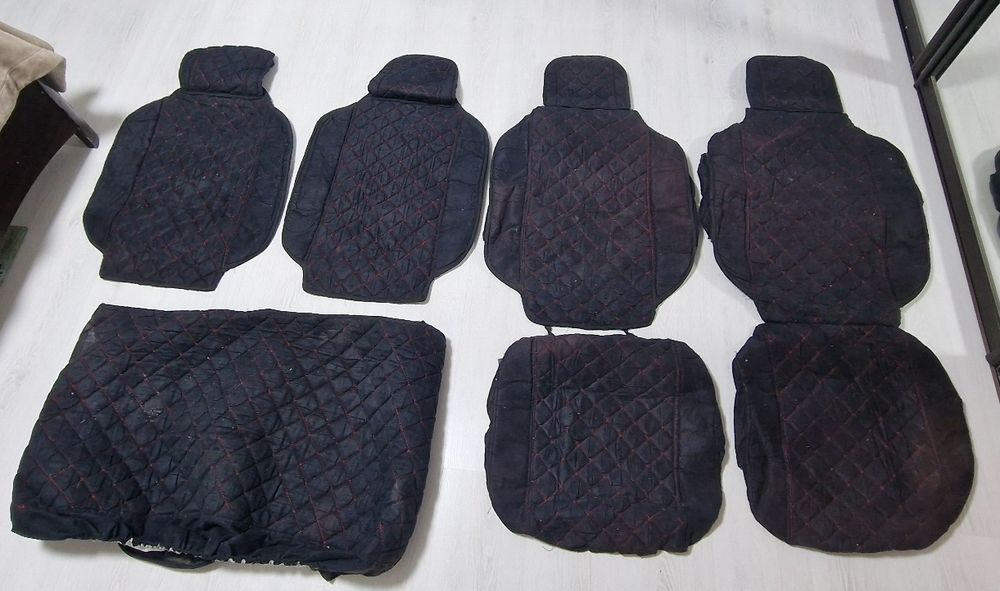 Чехлы "Анкантара" на Lady "Priora".