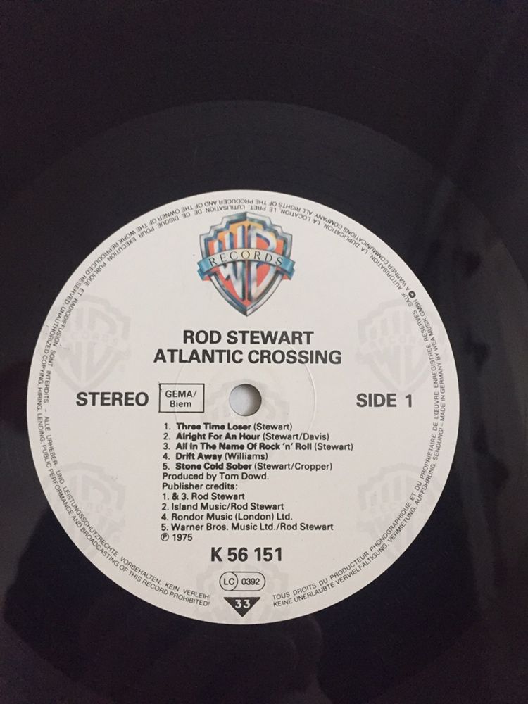 Rod Stewart - Atlantic Crossing LP vinyl Род Стюарт плоча