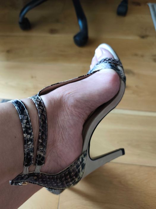 Sandale animal print