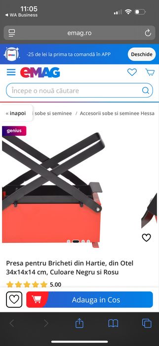 Presa bricheti din hârtie noua