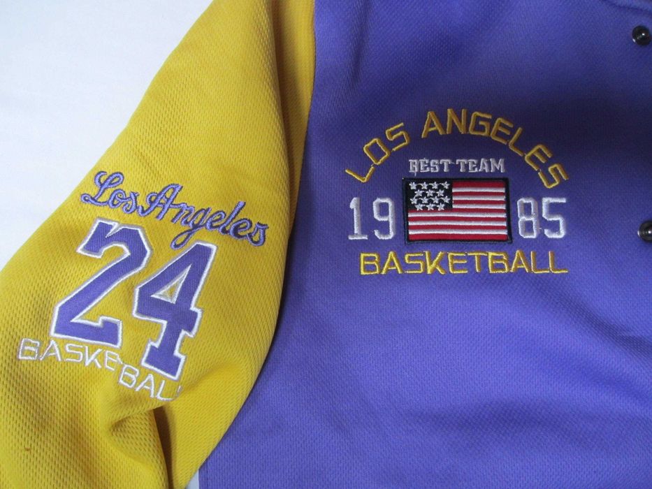 Geaca colegiu Lakers, Man-Star7, masura S, poliester,ca noua
