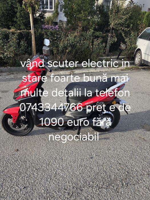 Vând scuter electric nou fără permis
