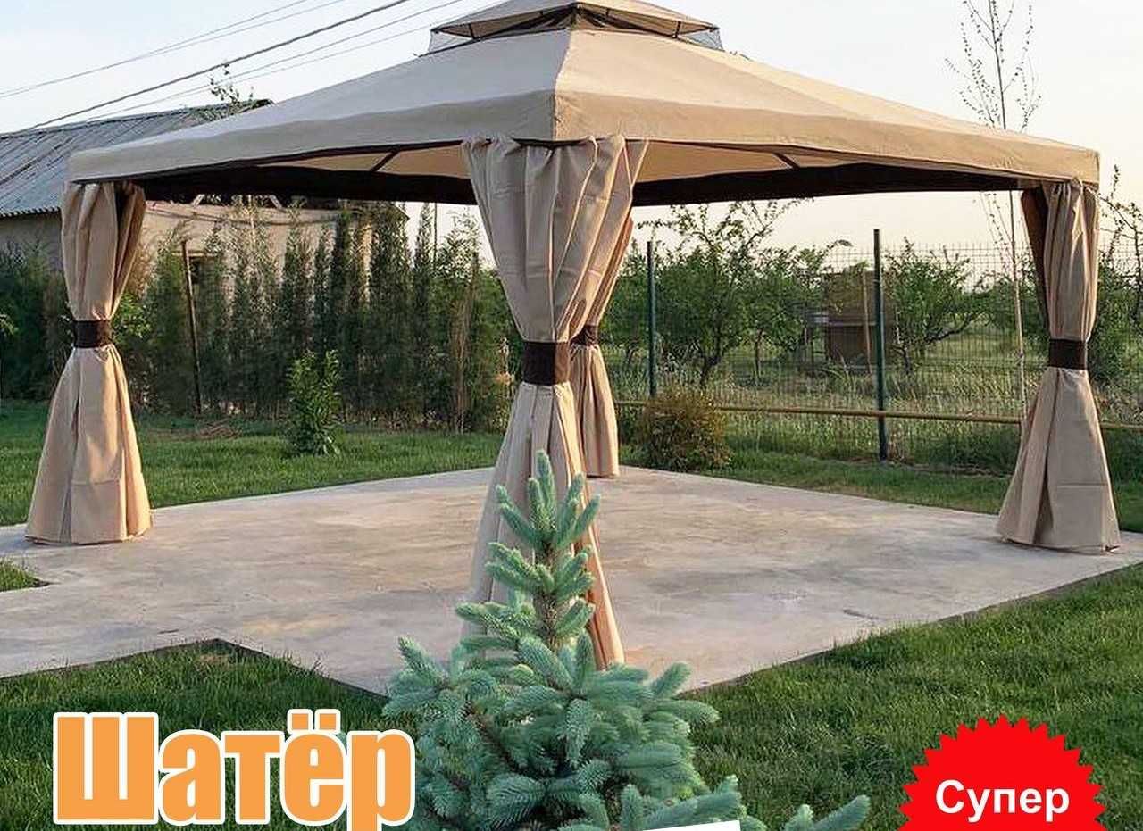 Shater sotiladi! Razmeri: 4 x 4 metr $250 ga bervoramiz