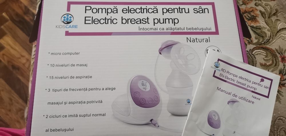 Pompa electrica pentru sâni