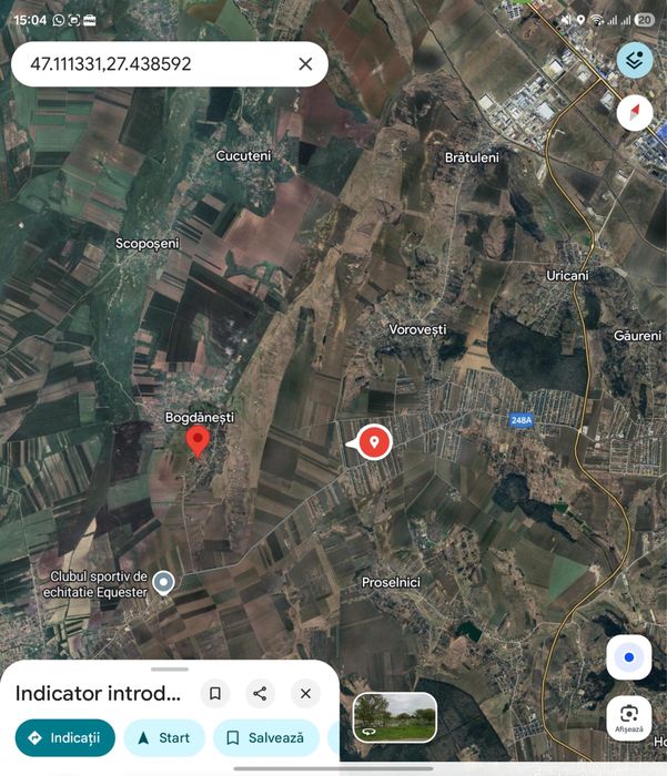 Vand teren intravilan Bogdanesti 1554mp ferit de aglomeratie