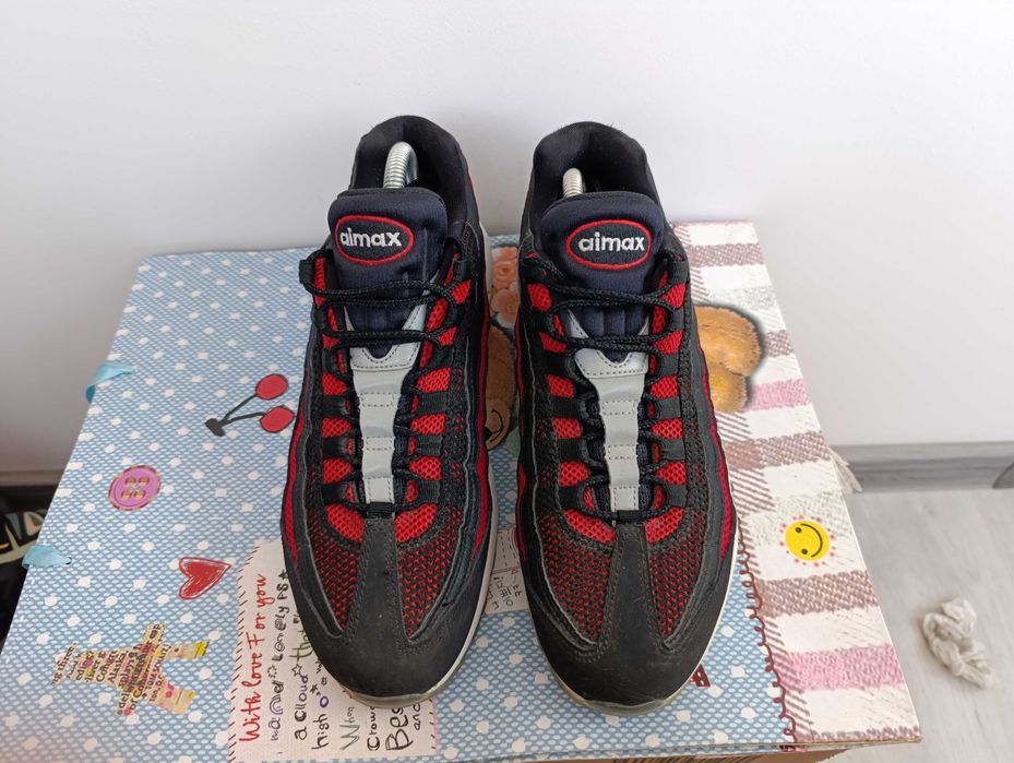 Nike Air Max 95 Essential Red Black Bred''оригинални мъжки 42.5 номер