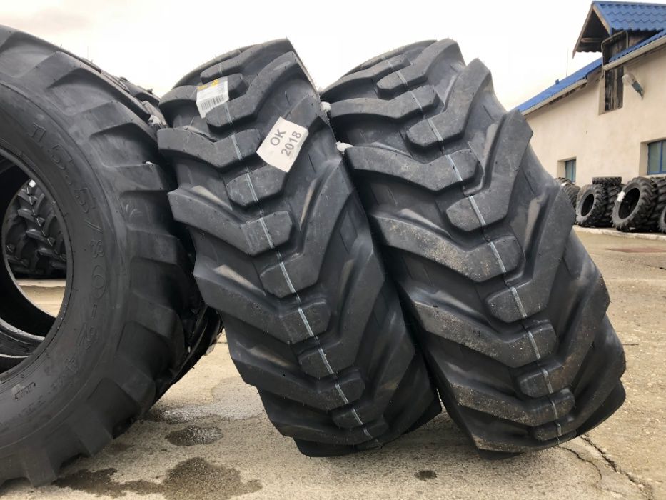 Cauciucuri noi 16.9-24 OZKA industriale 14 pliuri livrare rapida R24