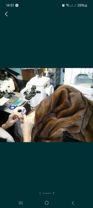 Ремонт шубы, реставрация норки, любой сложностей,быстро