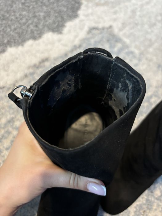 Botine Zara, piele întoarsă