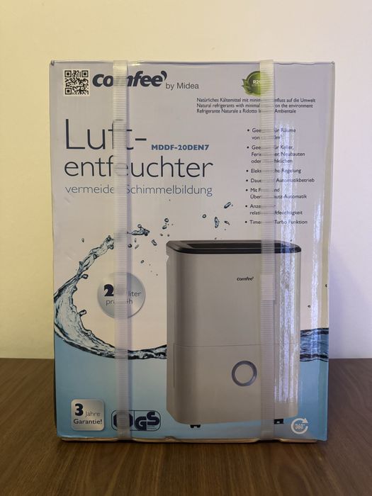 Влагоабсорбатор Midea Comfee 20Л Чисто Нов!