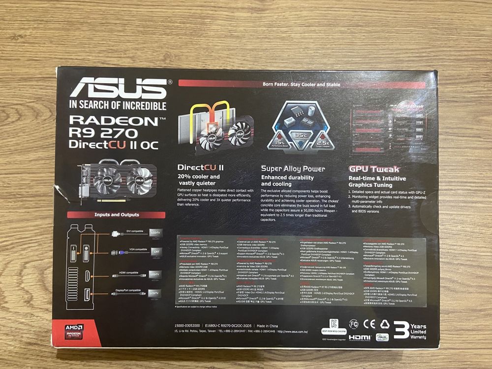 Placa Video Radeon R9 270 2GB