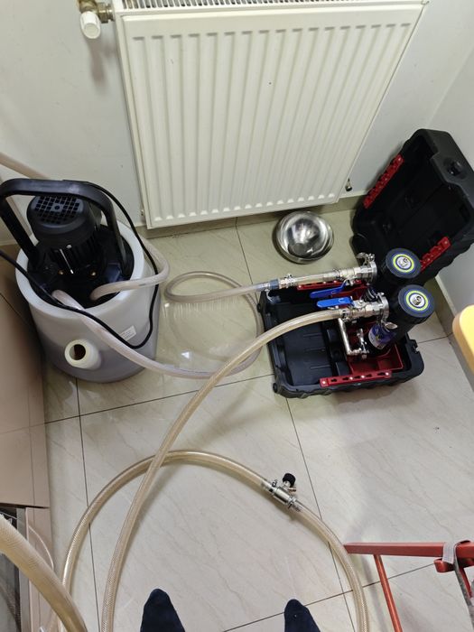 Spalare (curățare) chimica calorifere, încălzire in pardoseală ,instal