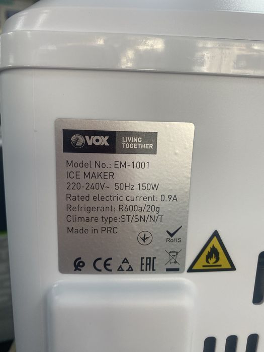 Ледогенератор VOX