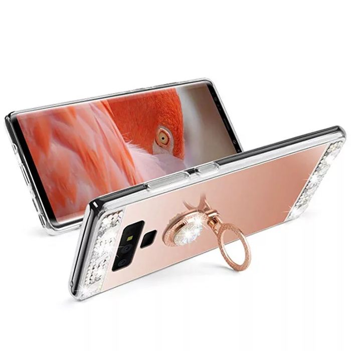 Husa silicon cu inel compatibil Samsung Note 8 /Note 9/ Note 10 / Note