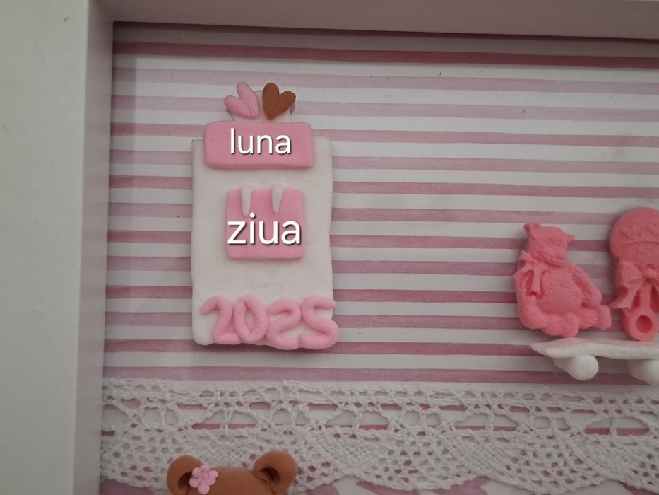 Ramă personalizată pentru bebeluși