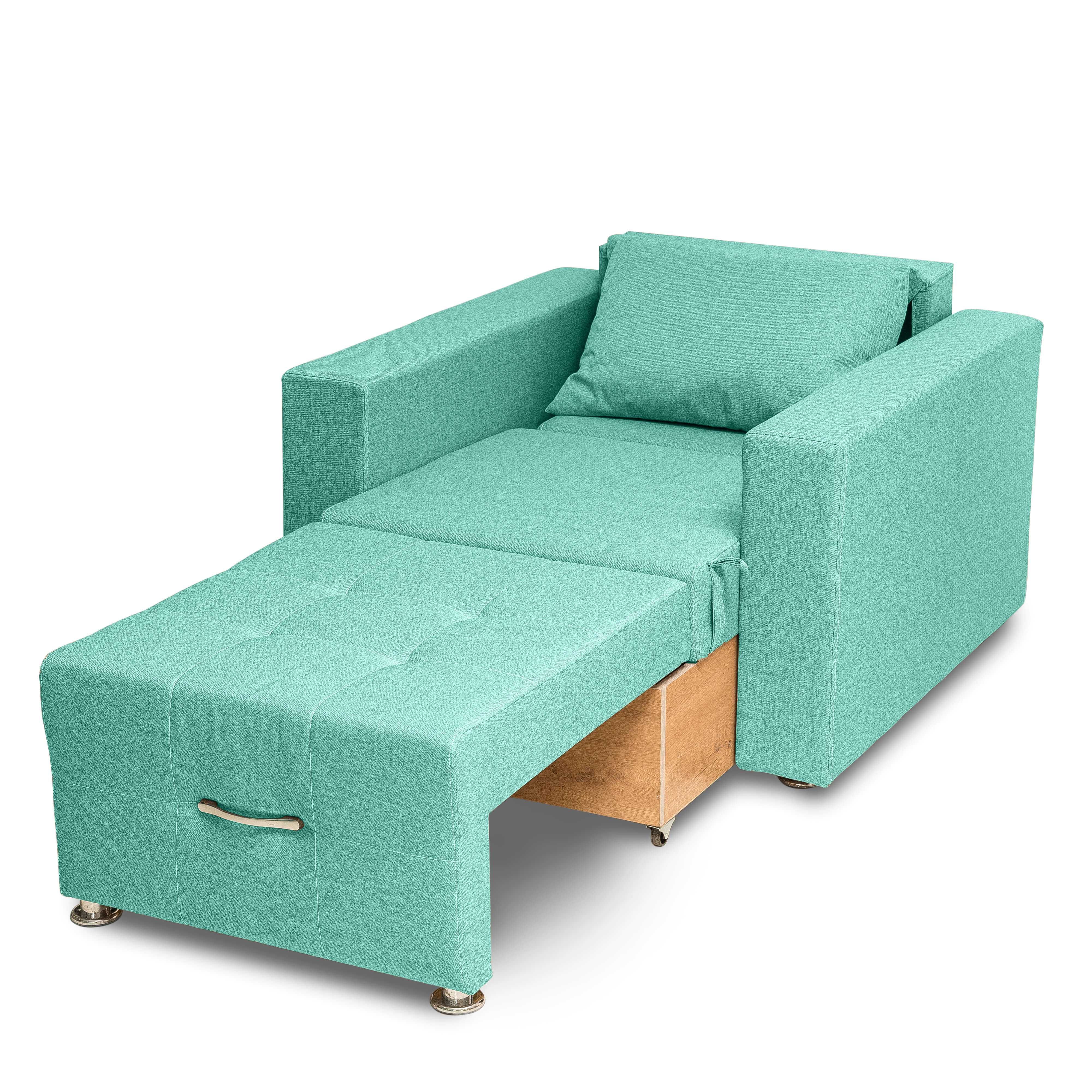 Атлант бирюзовый кресло-кровать диван тахта Доставка бесплатно