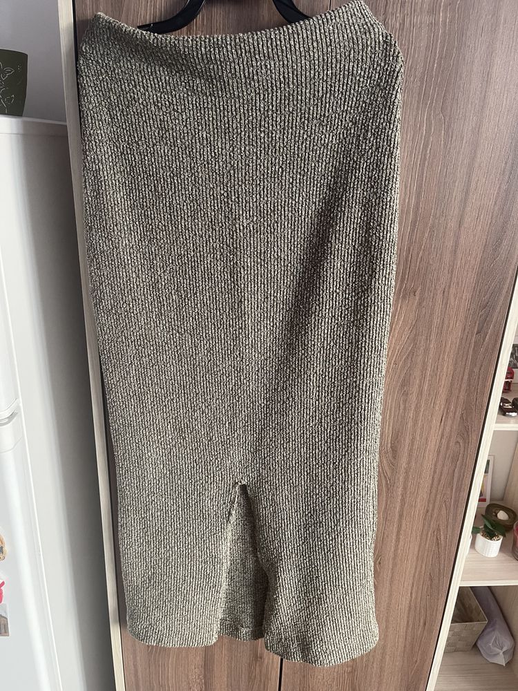 Дълга плетена пола Zara