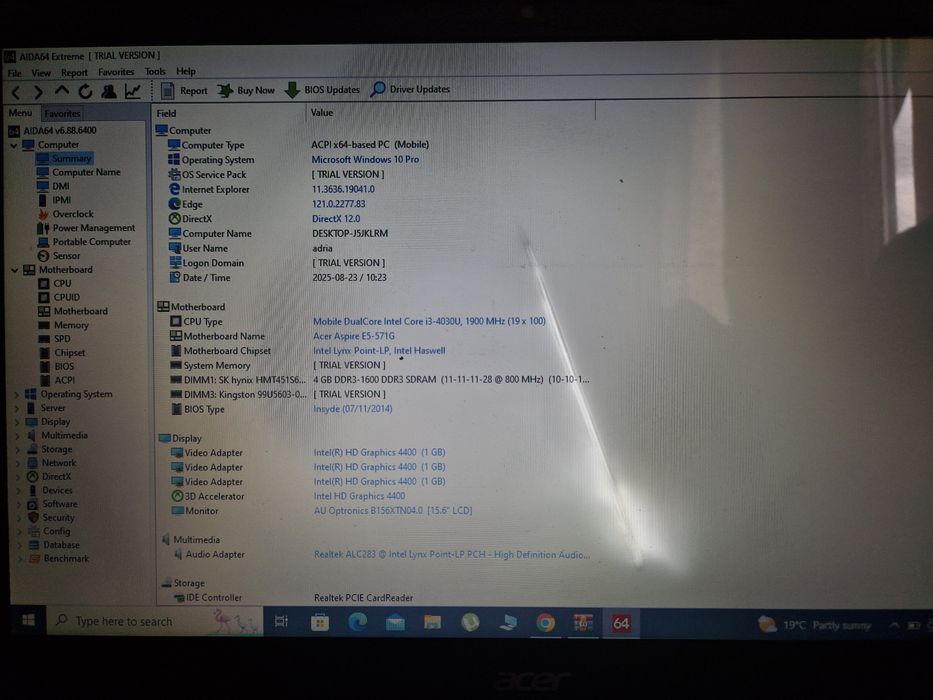 Acer E 571G 531G piese placa baza video baterie