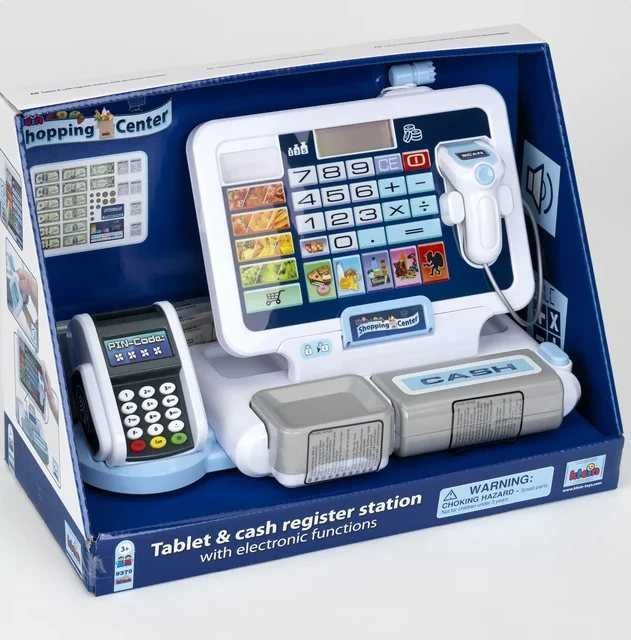 Theo Klein Tablet cash station Малка каса със звук и подвижен таблет