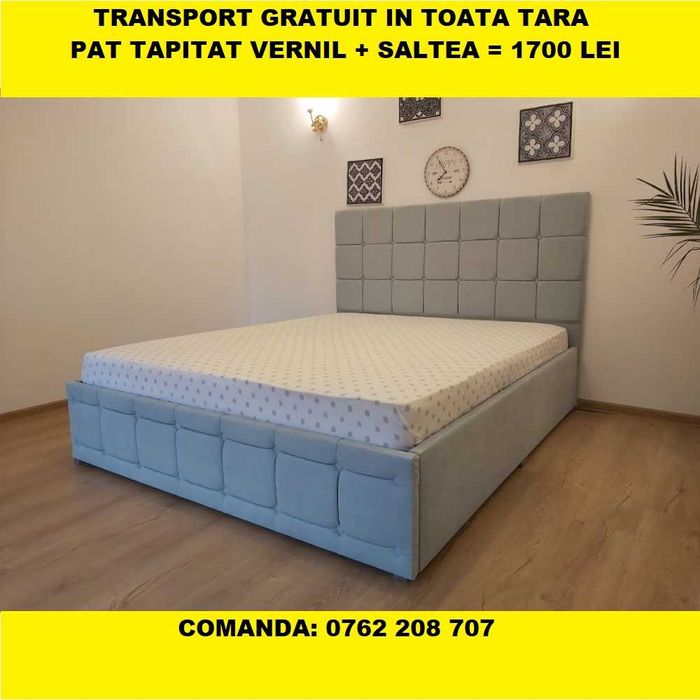 Pat Tapitat Turcoaz, Verde, Gri, Maro, Caramiziu, Alb, Negru.Coral 19