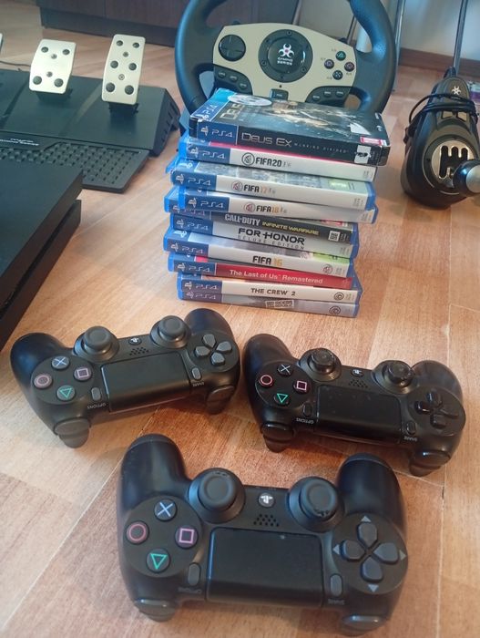 Ps4 + volan pedale gaiming