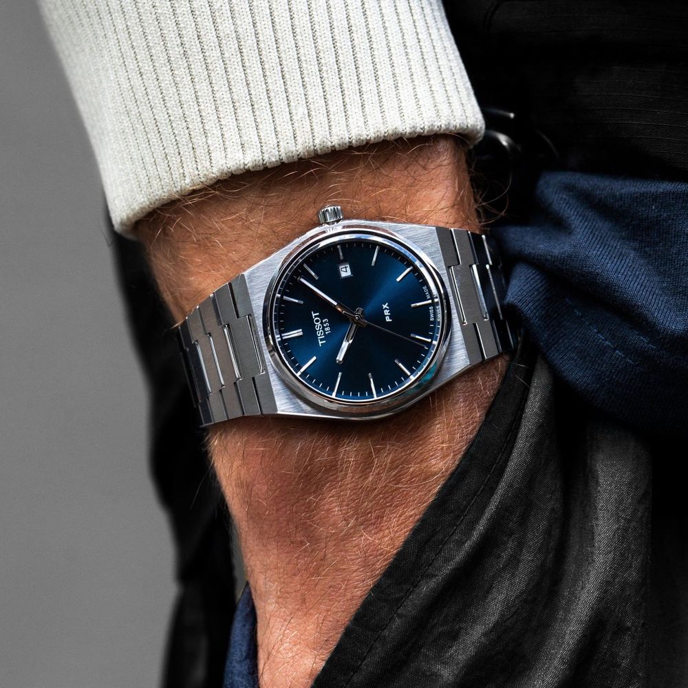 Ceas Tissot PRX albastru