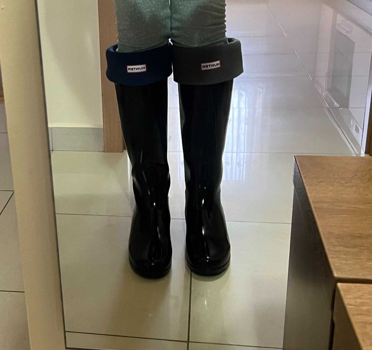 Cizme Hunter originale marimea 39 plus ciorapi cadou